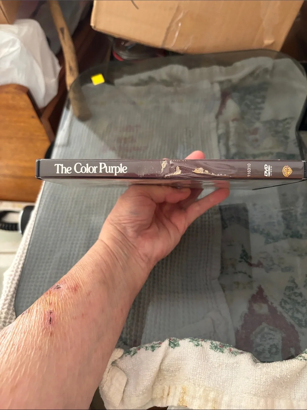 Warner Bros. The Color Purple VHS — Purple and Black Cover Art